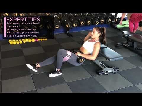 How To Do A Single Leg Dumbbell Hip Thrust