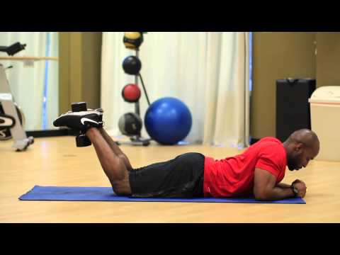 How to: Lying Leg Curl With a Dumbbell at Home
