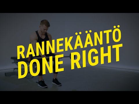 Rannekääntö: Tekniikka ja yksityiskohdat | Fitnesstukku