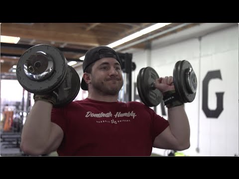 HOW TO DO STANDING DUMBBELL PRESS ft. SilentMikke